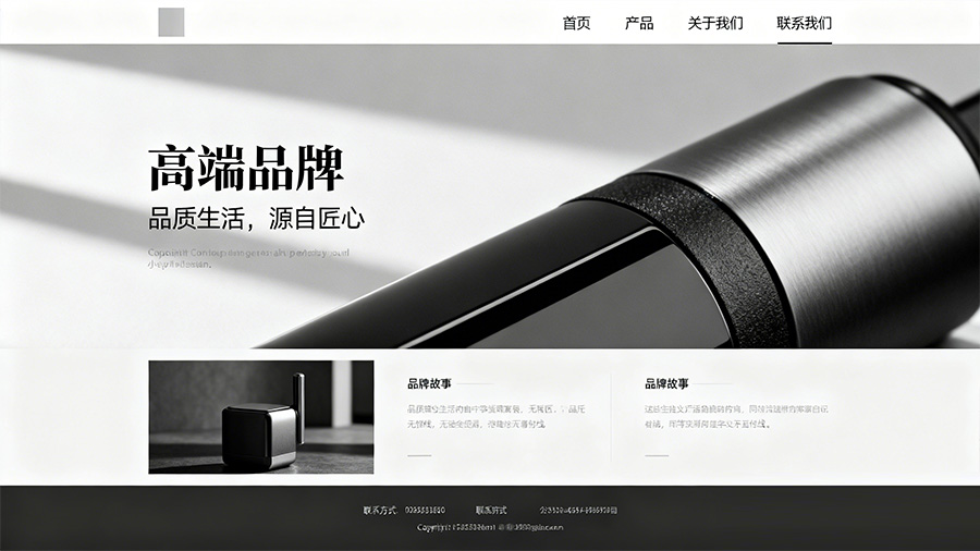 高端品牌官网模板 Pro