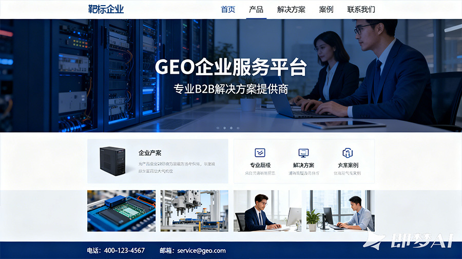 B2B 企业 GEO 官网模板